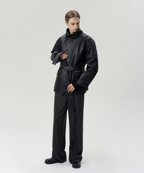 FUNNEL NECK QUILTED JACKET