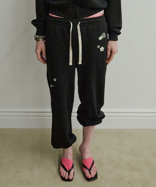 Glow In The Dark Sweatpants Black