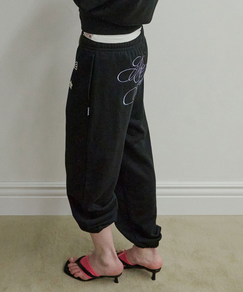 Glow In The Dark Sweatpants Black