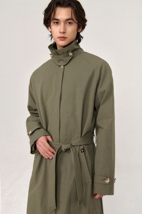 MANUEL - TRENCH COAT_Khaki