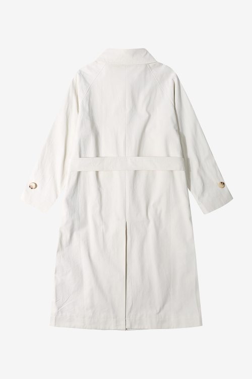 MANOE - TRENCH COAT_Ivory