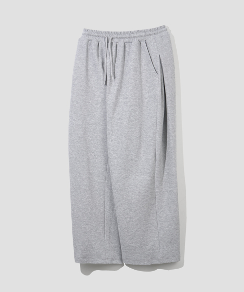 Свободные спортивные штаны с защипами (Gray)