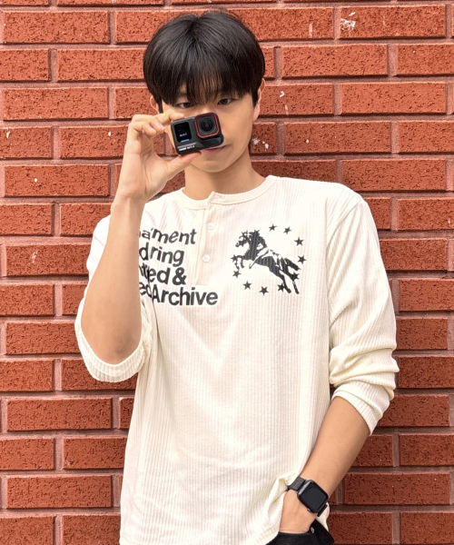 UNICORN HENRY NECK LONG SLEEVE слоновая кость
