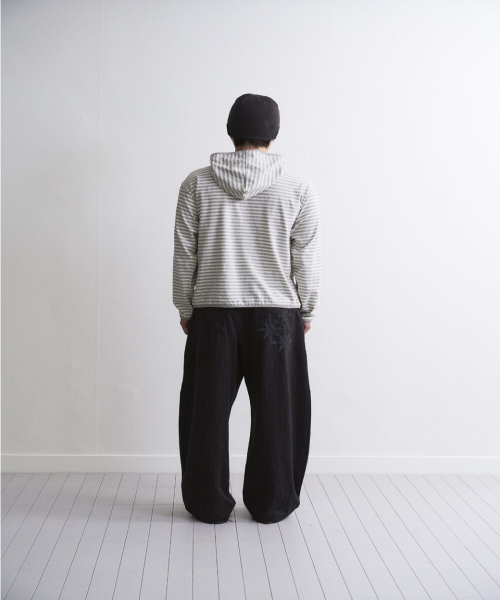 Худи Unicorn Small Stripe Henley Melange White