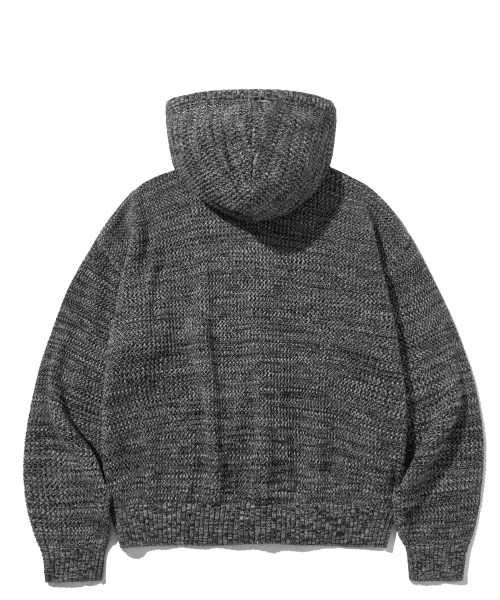 Сетчатый вязаный зип Symbol, Black