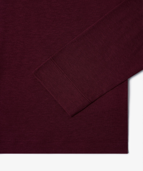 Tencel Long Sleeve футболка (Burgundy)