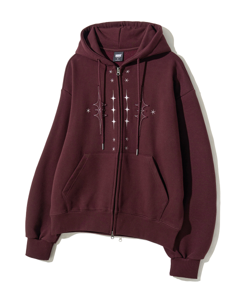 Худи на молнии Stunning Burgundy