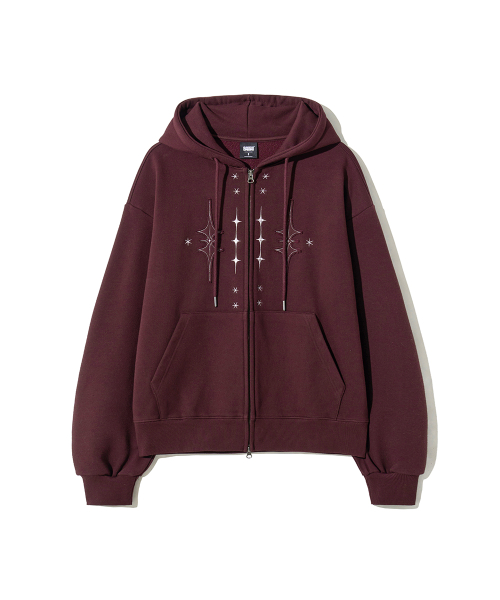 Худи на молнии Stunning Burgundy