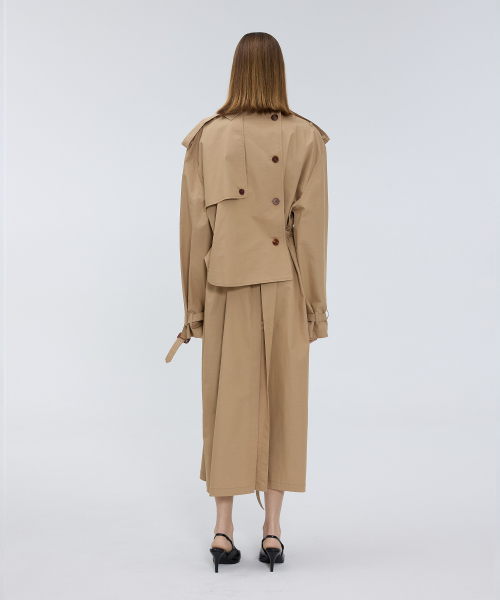 Origami trench coat