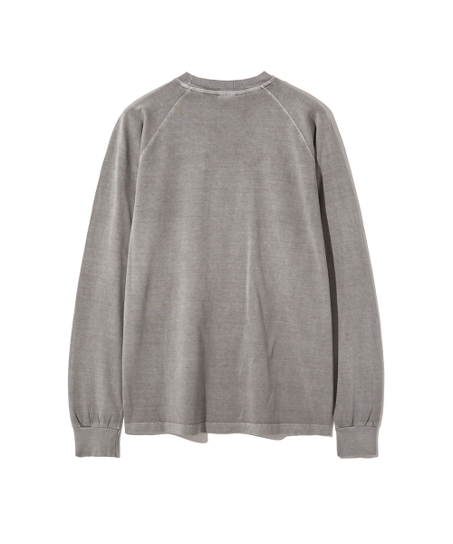 Лонгслив рэглан Disco Pigment, Stone Grey