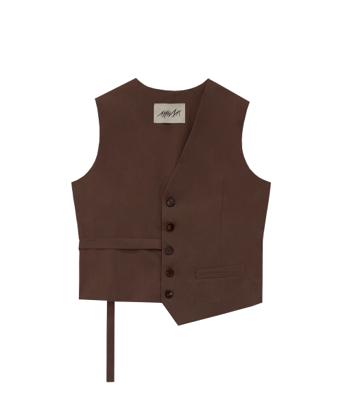 Side strap button vest