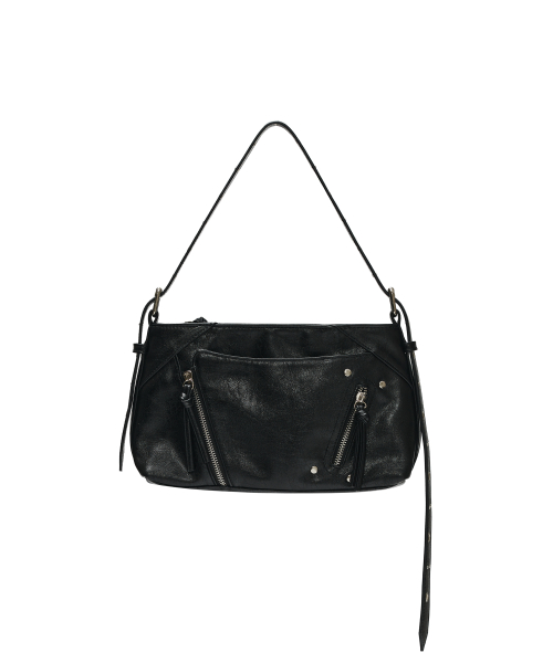 EYELET SHOULDER BAG чёрный