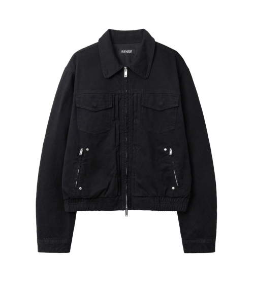 Studded Trucker куртка чёрный