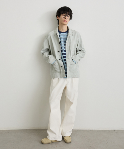 DAILY MULTI-STRIPE LONG SLEEVE TEE BL