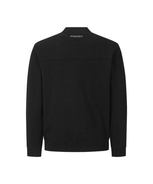 Мужской вязаный бомбер (BLACK)