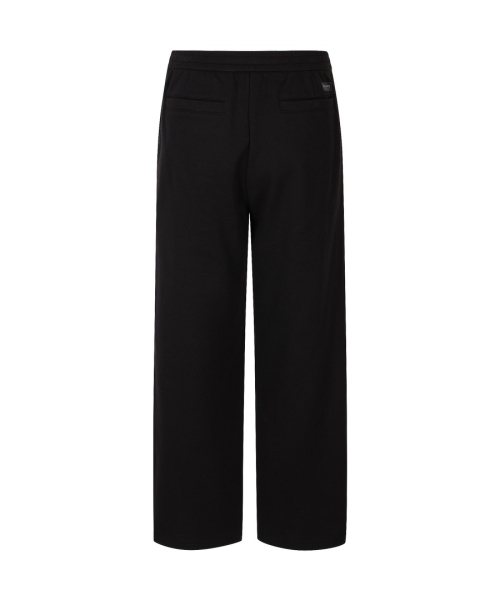 Мужские жаккардовые широкие треники (BLACK)