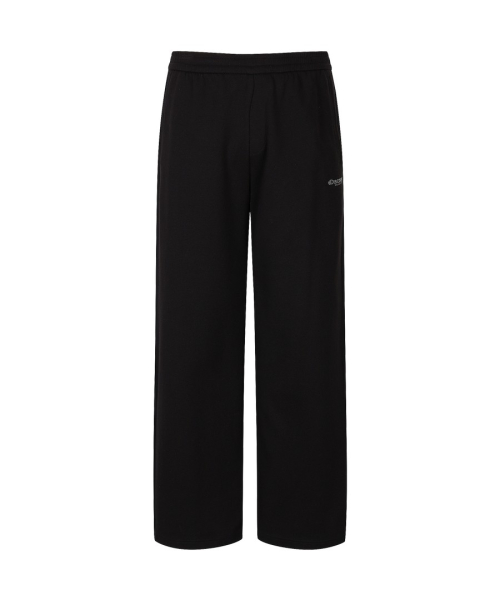 Мужские жаккардовые широкие треники (BLACK)