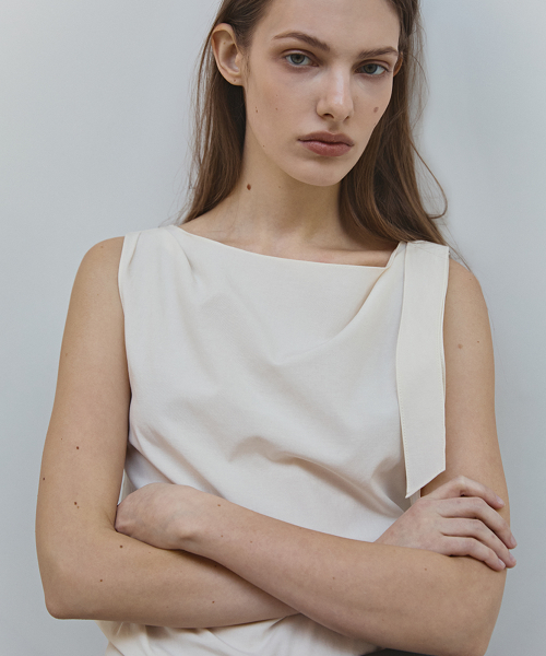 Tie Strap топ Ecru