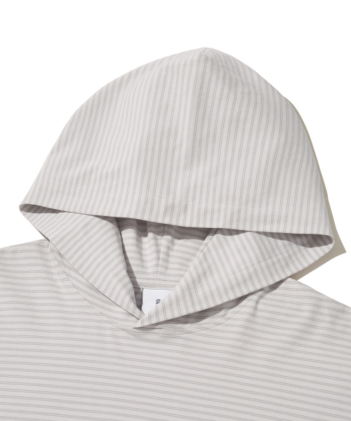 Легкое худи в двойную полоску_Light Grey