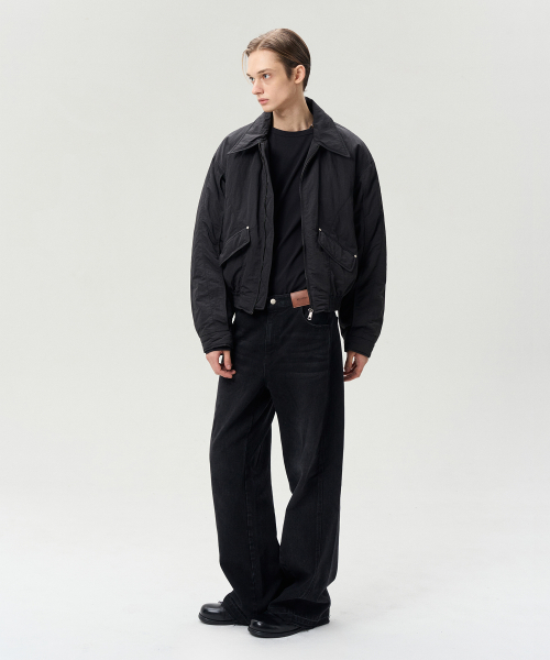 SLIT SLEEVES DETAIL BOMBER куртка