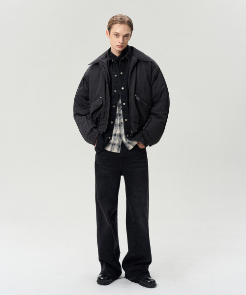 SLIT SLEEVES DETAIL BOMBER куртка