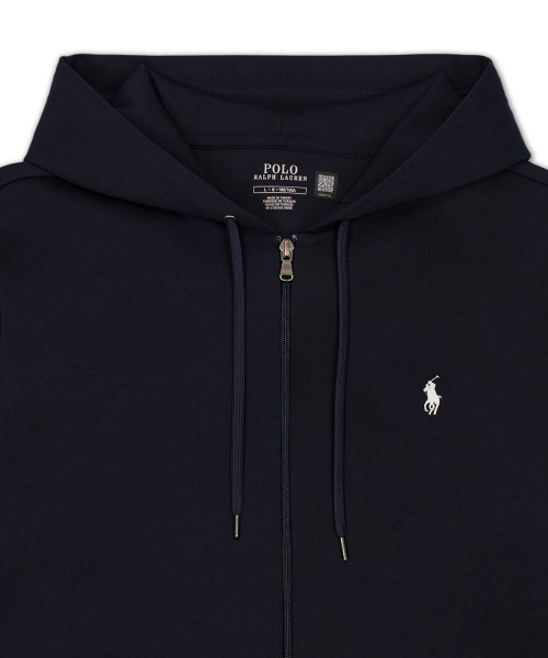 LSFZHOODM1-LONG рубашка 30/1 DOUBLE KNT CVC-NAVY-410