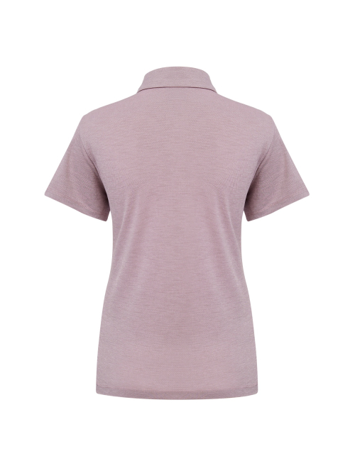 Женское поло с коротким рукавом POP_Light Pink