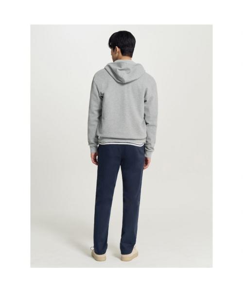 Худи на молнии Mini Waffle Two-Way - Gray