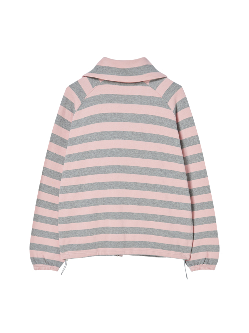 STRIPE воротник куртка PINK