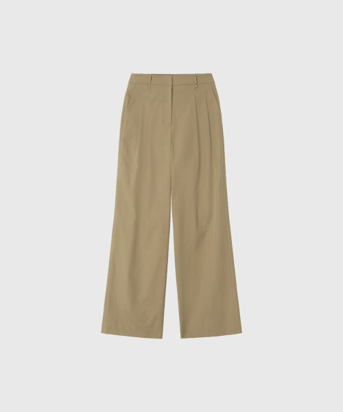 Бежевые слаксы FAITH CLASSIC TWO TUCK SLACKS_BEIGE