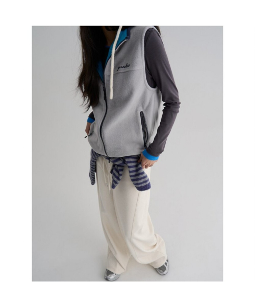Флисовый жилет Light Grey