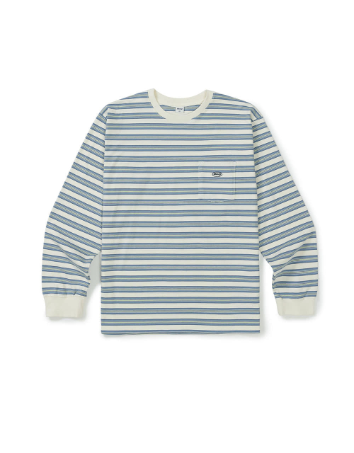 MMLG BRETON STRIPE LSV-T (IVORY)