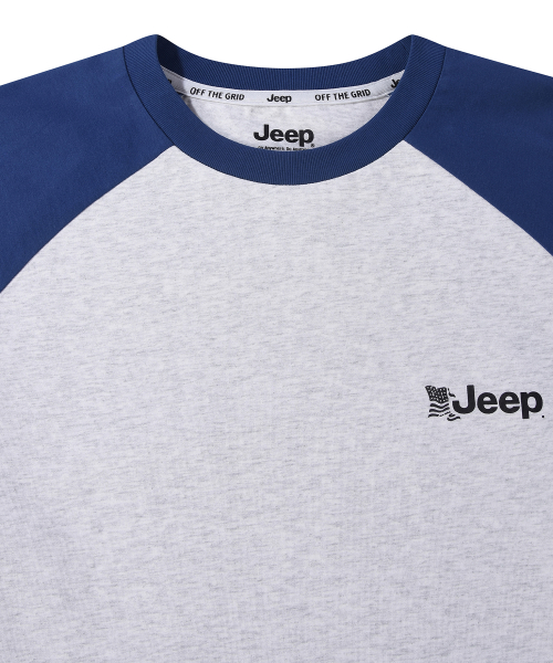 Лонгслив реглан USA JEEP (JR5TSU064BL)