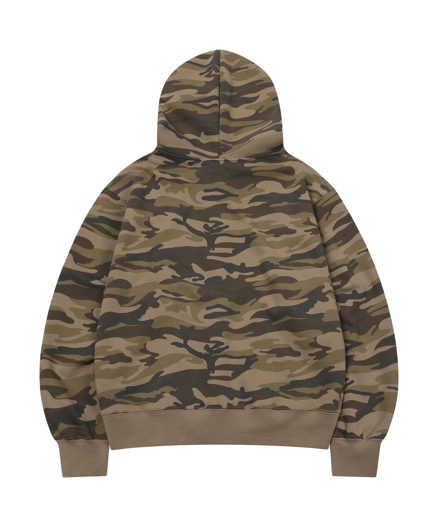 Solaris Camo Hoodie Zip Up Beige