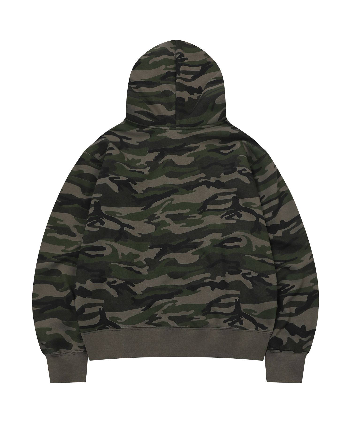 Solaris Camo Hoodie Zip Up Khaki