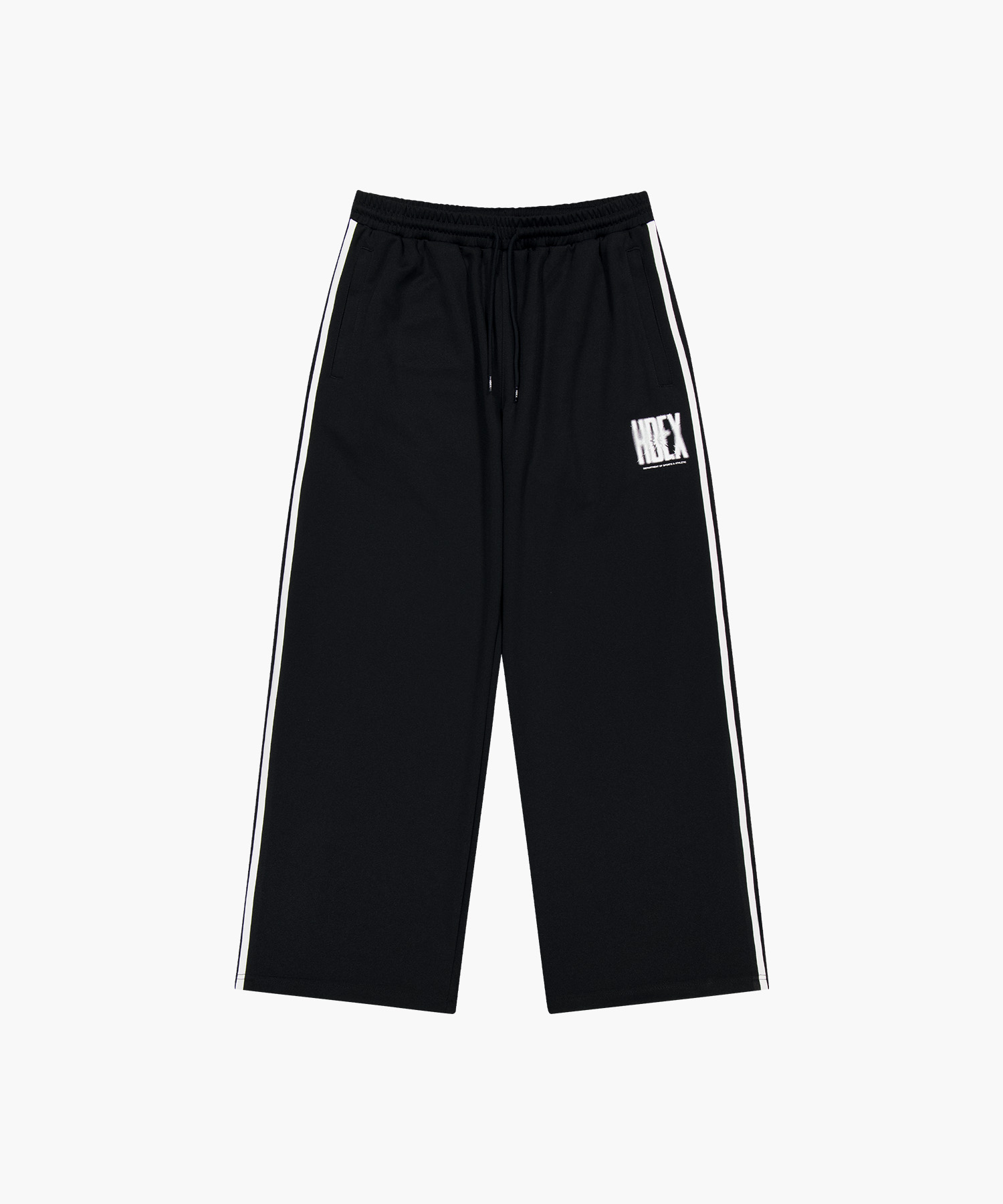 Crack Printed Track Pants Black