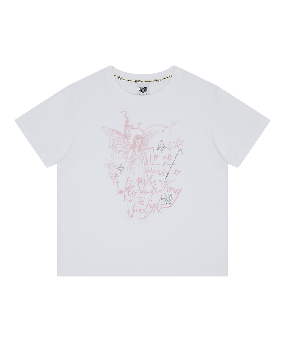 EL ANGELIC GRAPHIC TEE(WHITE)