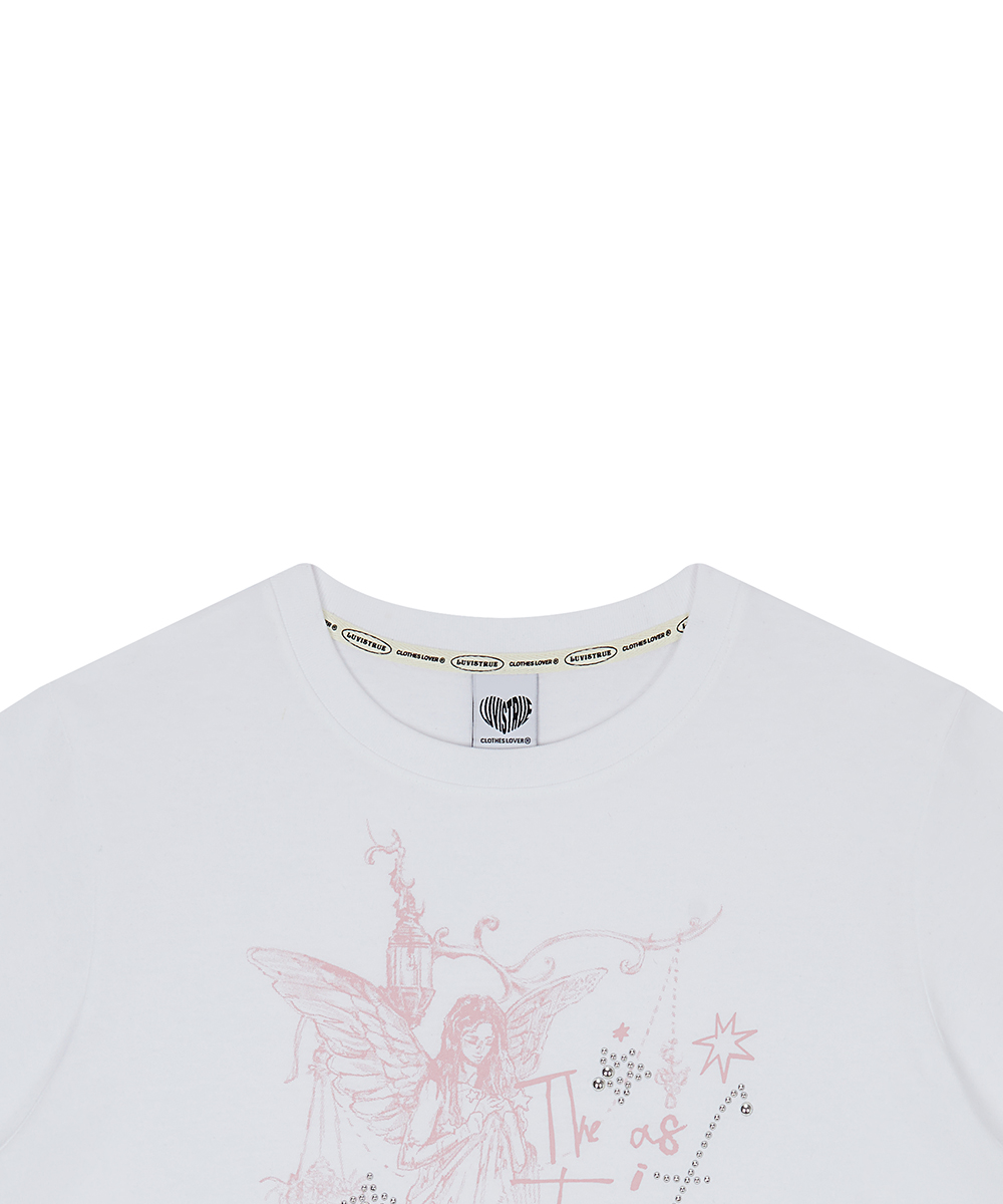 EL ANGELIC GRAPHIC TEE(WHITE)