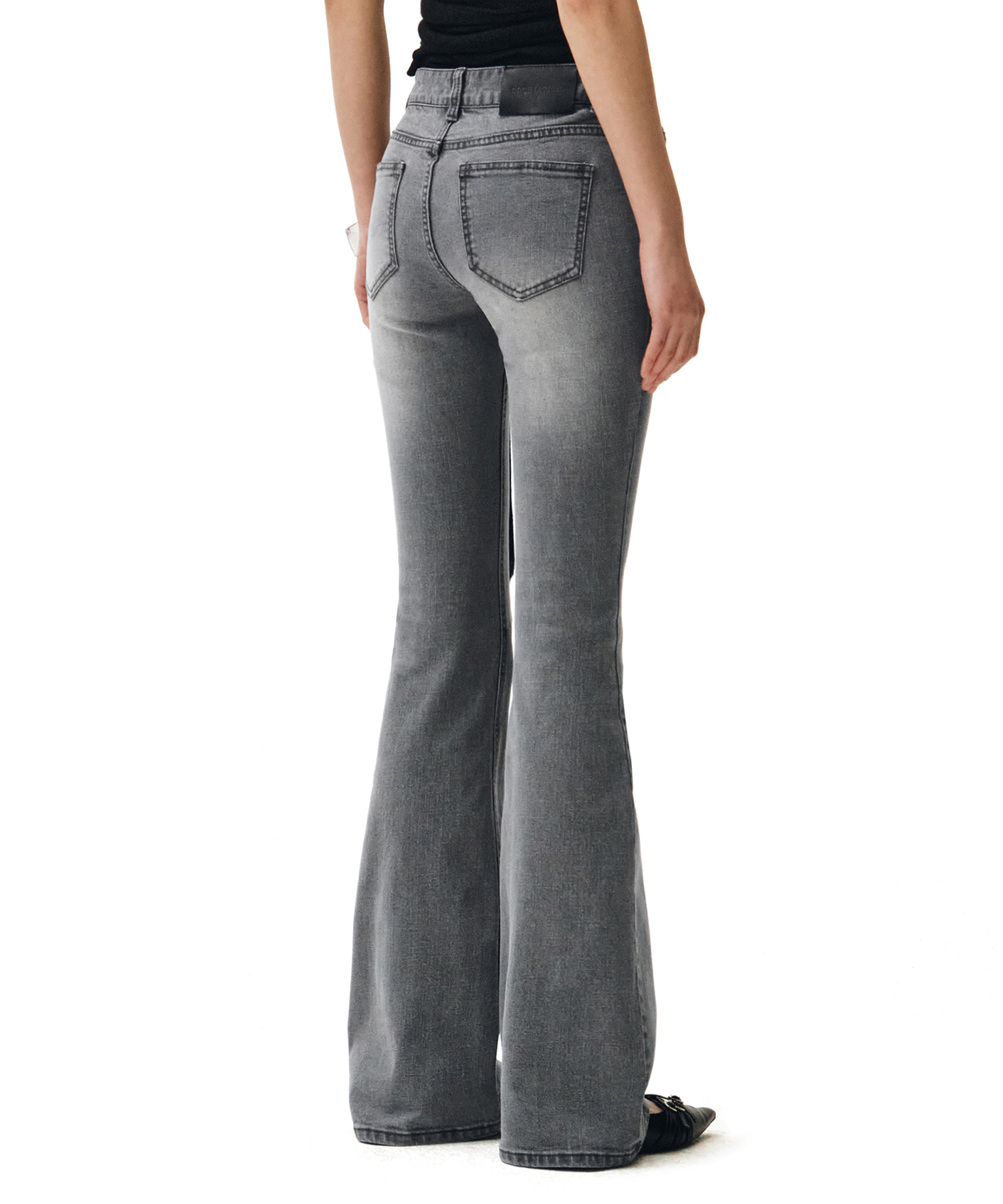 Signature Slim Low Rise Flared Jeans DCWPT006GRAY