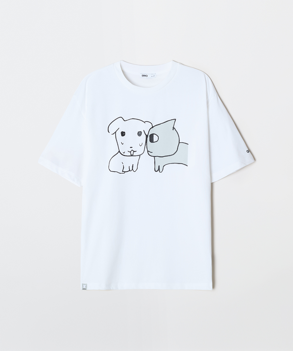 Футболка с коротким рукавом (OFF WHITE)_SPRLG25U09