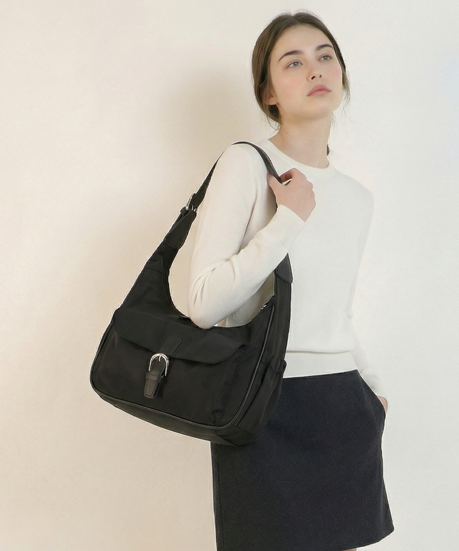 SENRUA BELT SHOULDER BAG (3COLOR)