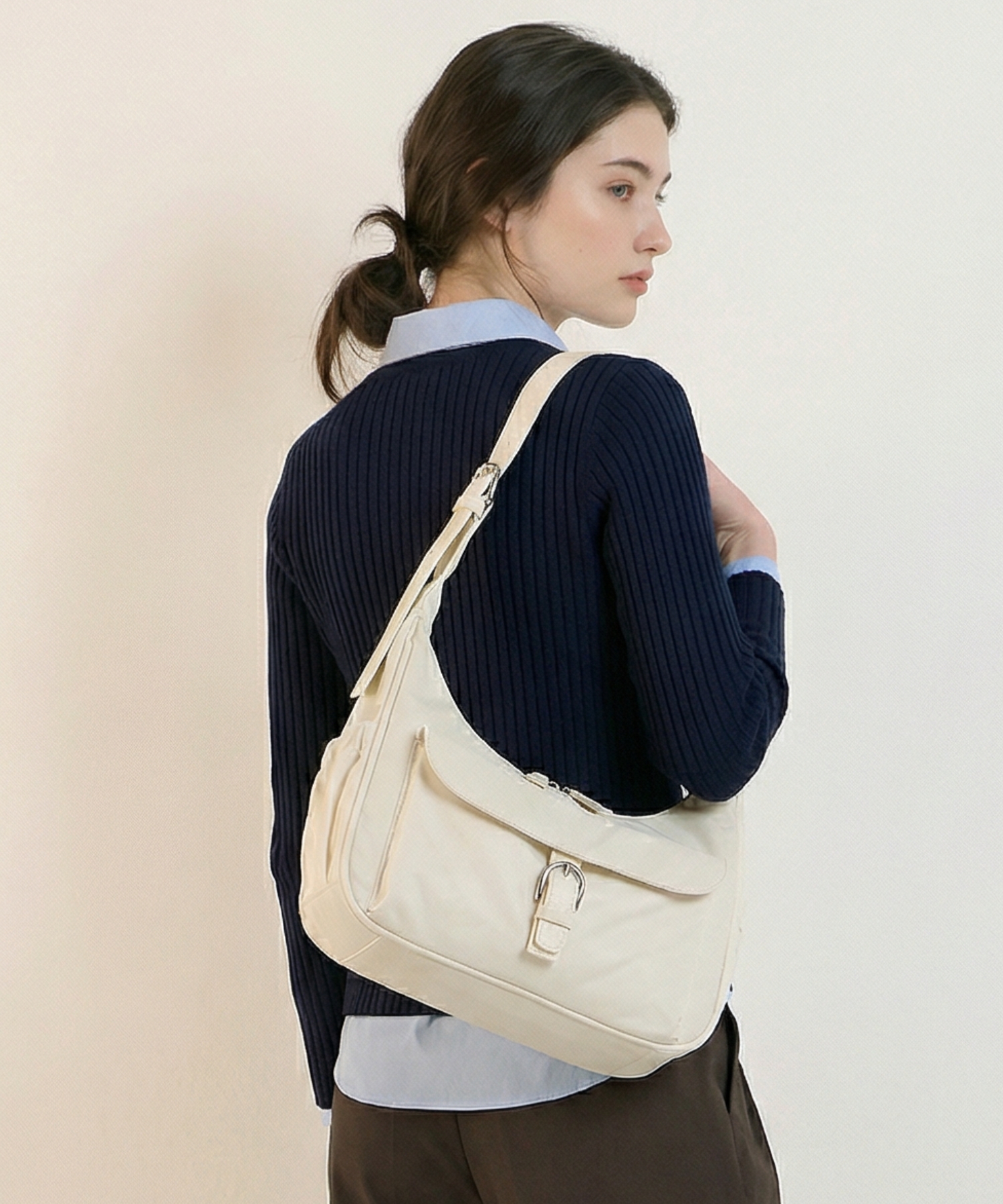 SENRUA BELT SHOULDER BAG (3COLOR)