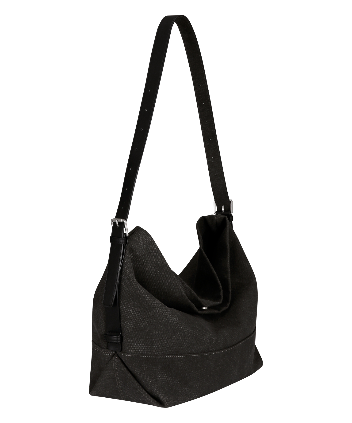 Сумка-хобо из канваса Slouchy (Washed Charcoal)
