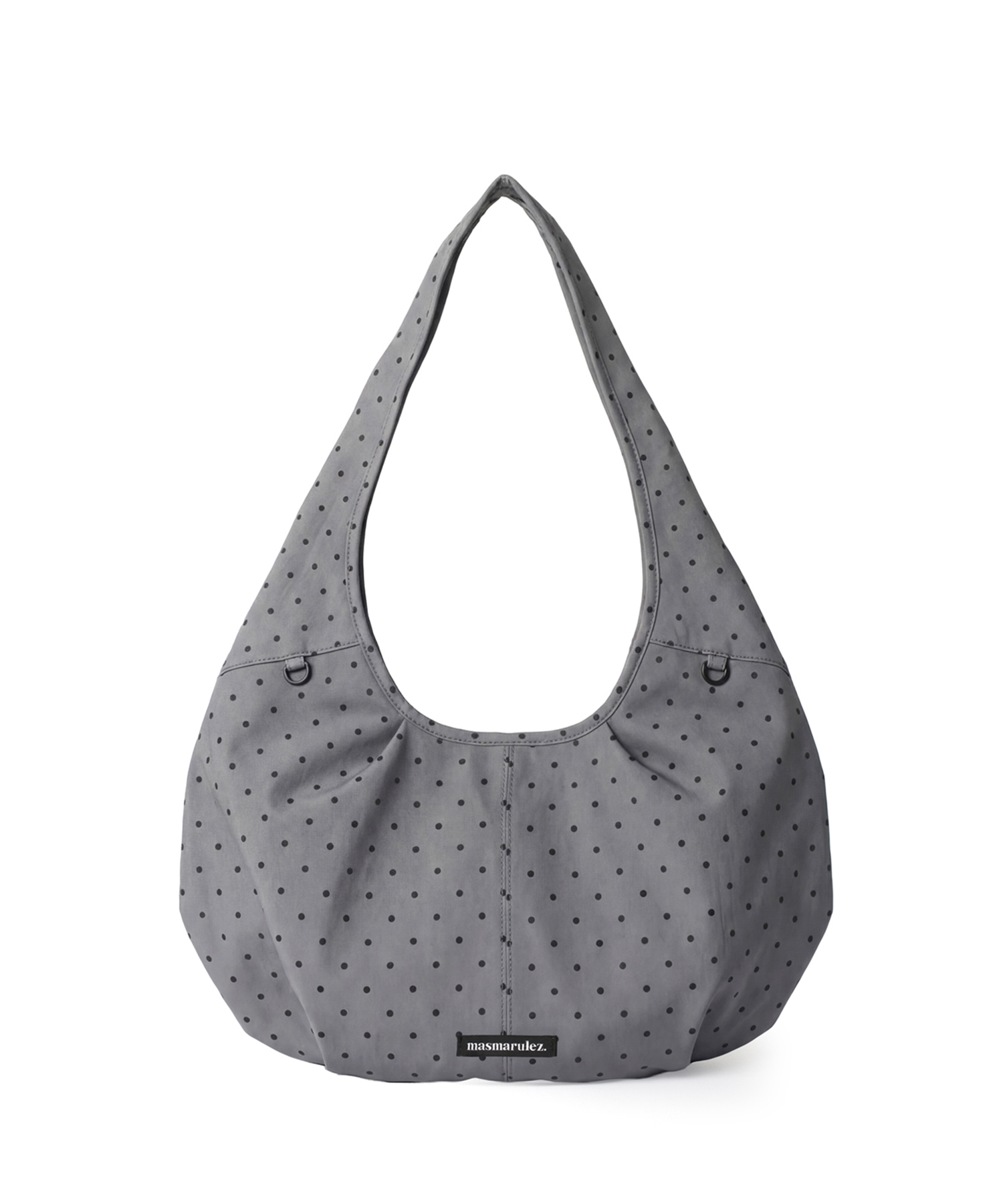 Drop eco плечевая bag_Dot уголь