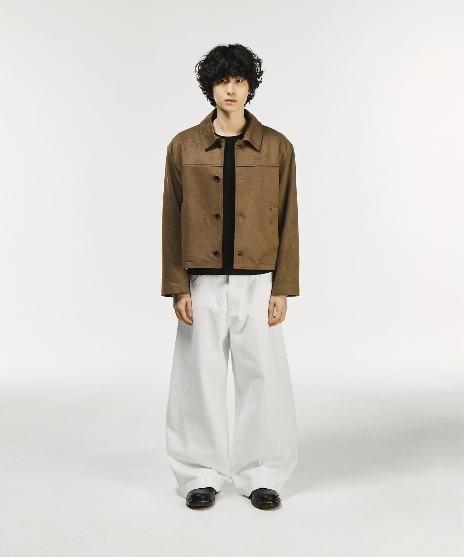 Крученые хлопковые брюки (WHITE)