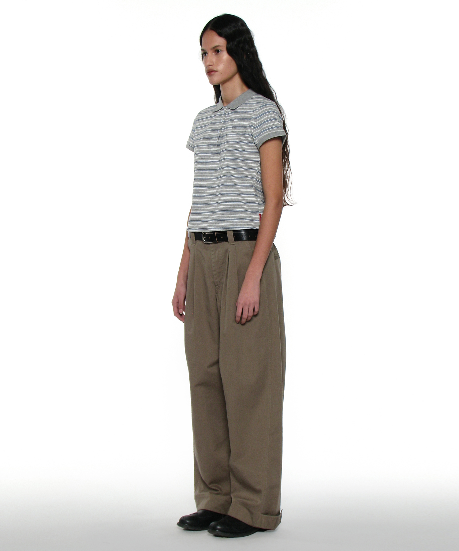 PWC 90s карман POLO короткий рукав TEE_MELANGE