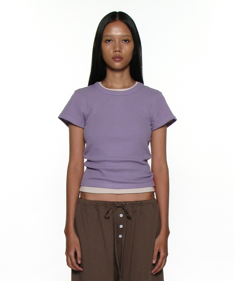 PWC RIBBED EVERYDAY короткий рукав TEE_8COLOR