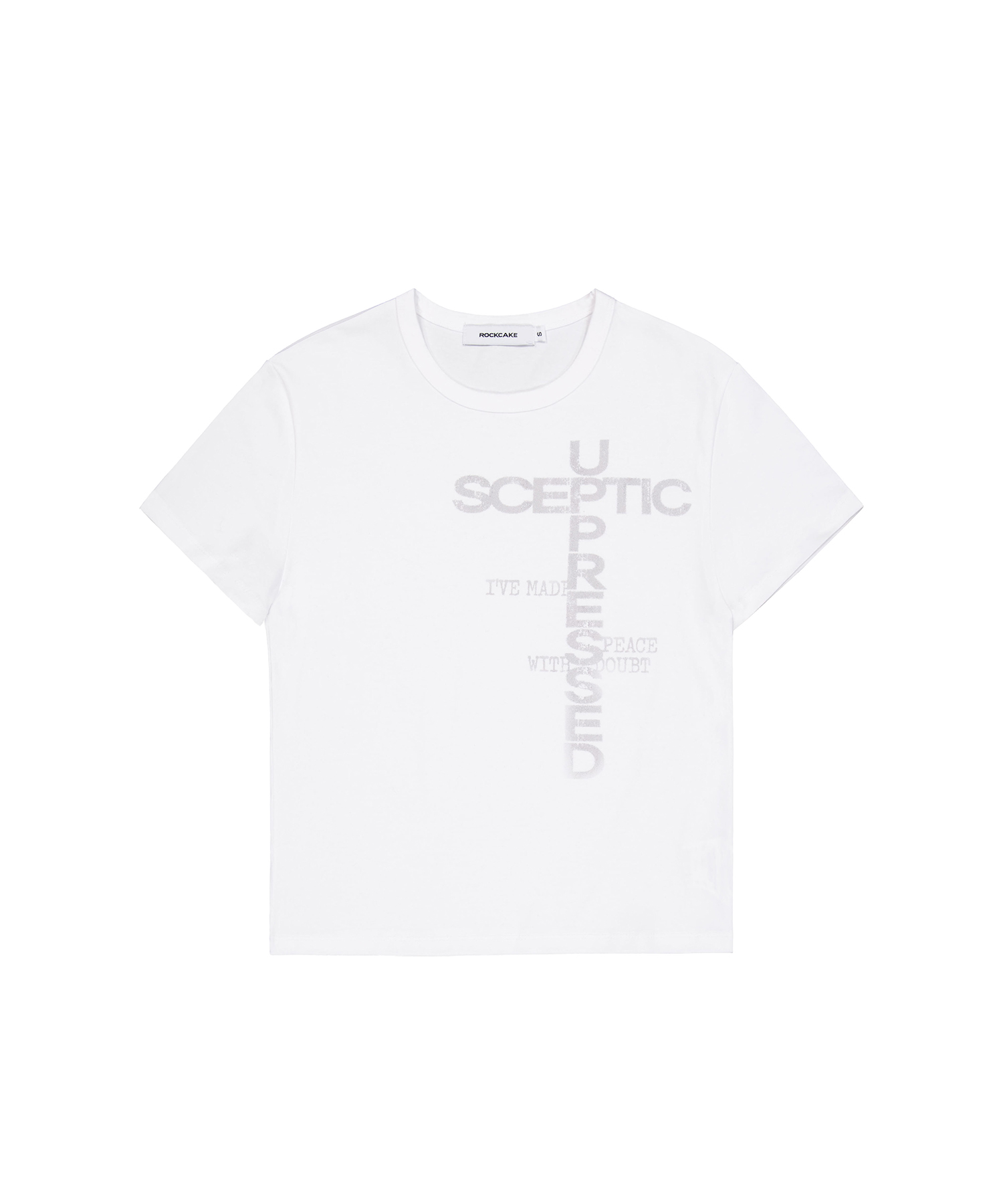 Sceptic Crop Top – белый