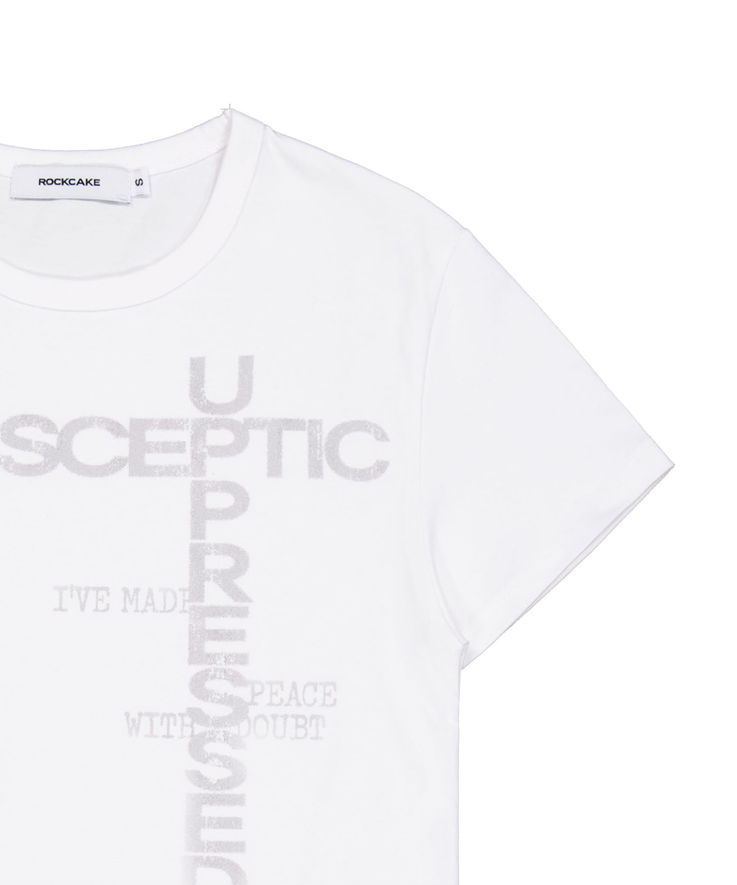 Sceptic Crop Top – белый