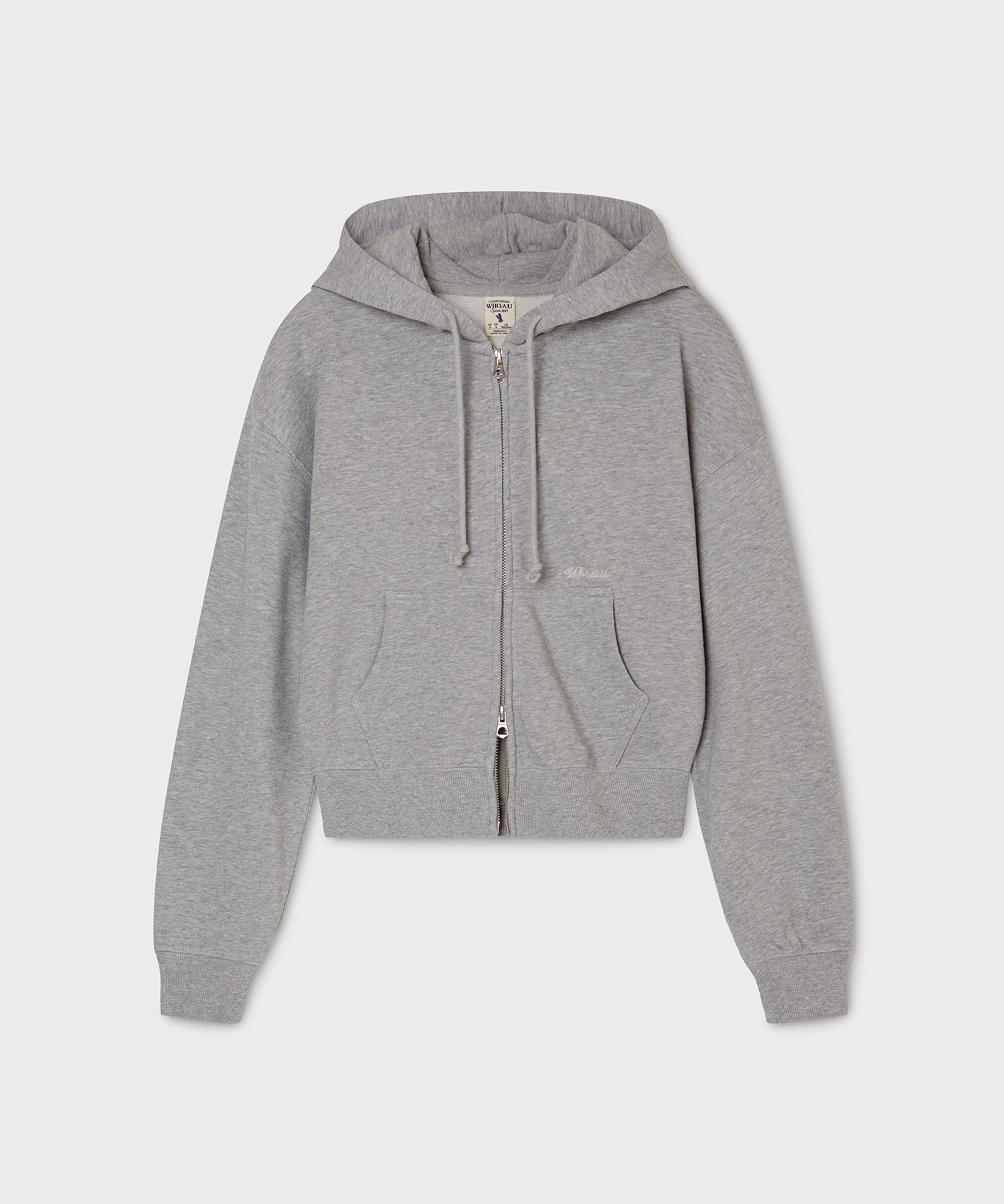 Washed Hood Zip-up / WHMZG1181F